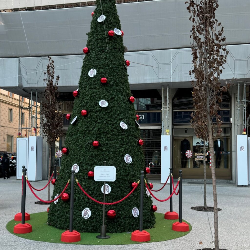 L'albero di Natale in piazza